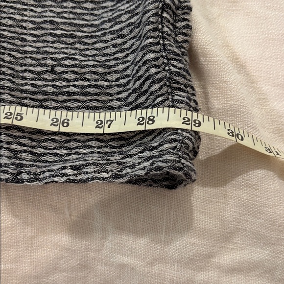 Flax Black and Gray Textured Cowl Neck Blouse - Picture 10 of 10